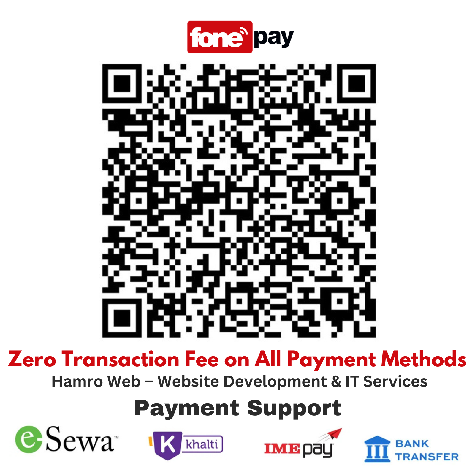 Scan Pay QR code